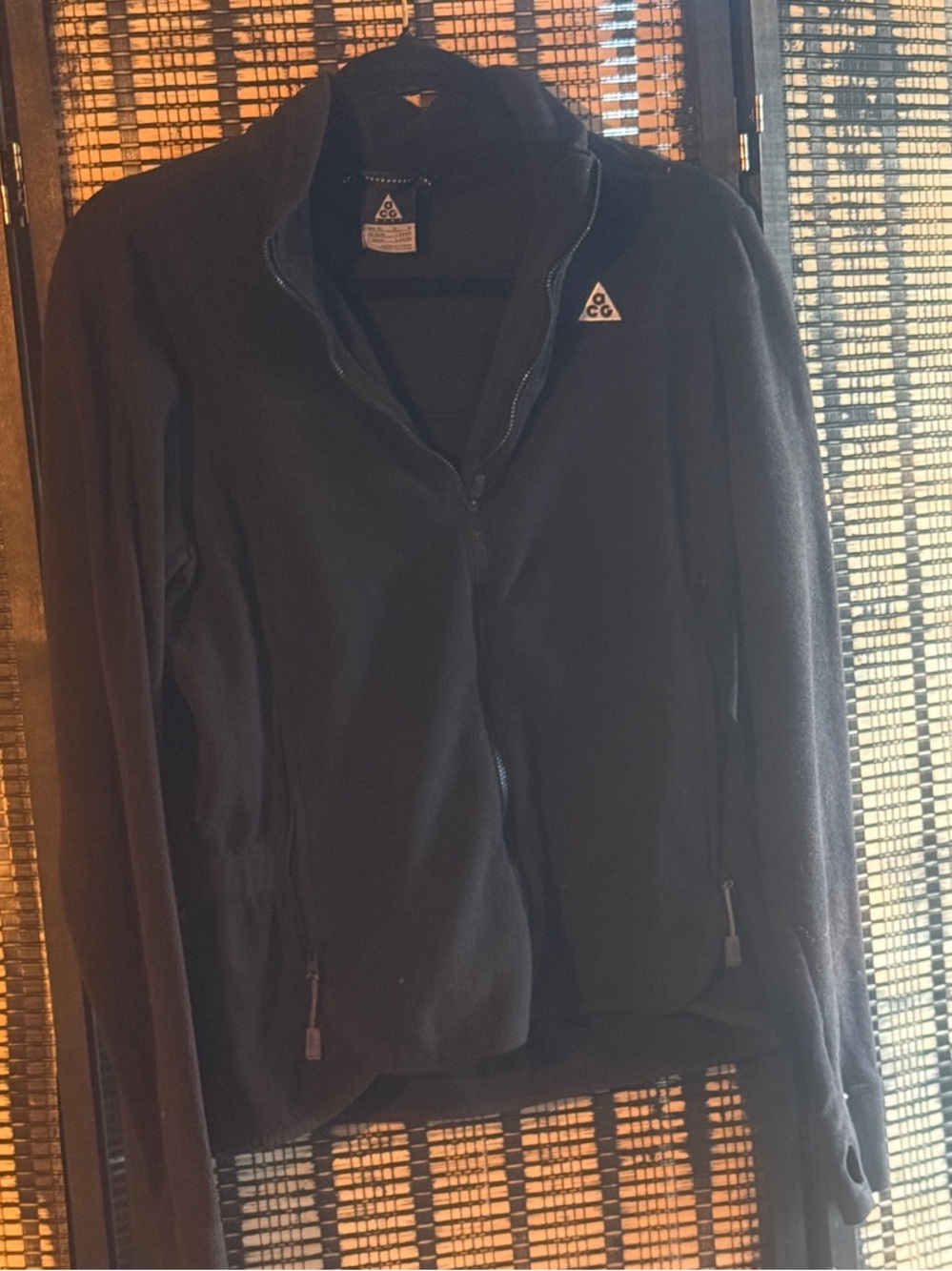 Limitted Nike Black ACG Zip-Up Fleece Jacket